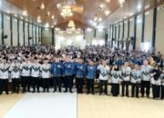 Walikota Palembang Ratu Dewa Silaturahmi Sekaligus Mengukuhkan Pengurus PGRI