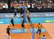 Dramatis Palembang Bank SumselBabel Kalahkan Jakarta Bhayangkara Presisi dengan skor 3-2.