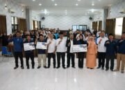 Gus Qowim Hadiri Halal Bihalal dan Launching Program Pemberdayaan Ekonomi Karang Taruna