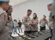 Wakapolres Blitar Pimpin Pengecekan Senpi Genggam Milik Anggota