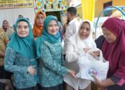 Wakil Ketua PKK Sumut dan Ketua PKK Asahan Meninjau Langsung Kelokasi Pelayanan Posyandu dan PAUD, di Kabupaten Asahan