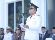 Memperingati Hari Otonomi Daerah Wakil Bupati Asahan Pimpin Upacara Di Halaman Kantor Bupati
