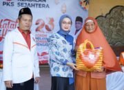 Mbak Wali dan Wakilnya Hadiri Halal Bihalal dan Milad Ke-23 PKS di Kawasan Kolam Renang Selomangleng