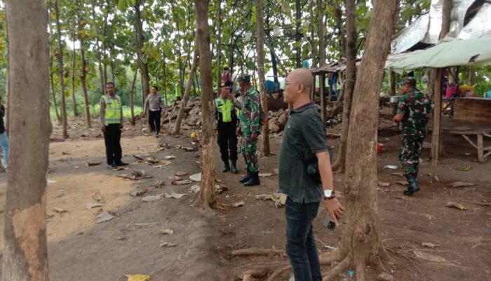 Bekas Tempat Judi Sabung Ayam di Ngoro Disisir Polisi, Hasilnya Nihil