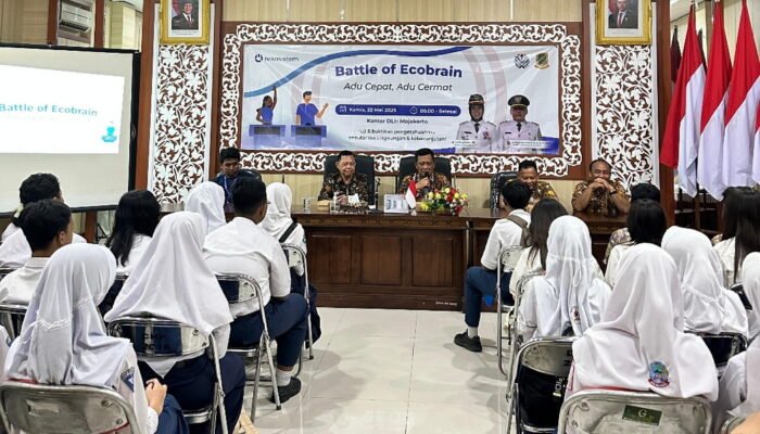 Peringati Hari Keanekaragaman Hayati 2025, DLH Kota Mojokerto Gelar ” Eco Brain” Bagi Pelajar