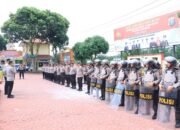 Memperingati May Day 1 mei , polres asahan lakukan Latihan Dalmas dan Negosiator