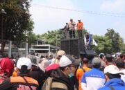 Polres Pasuruan Sukses Jamin Kelancaran Aksi Buruh dari Start Hingga Finish
