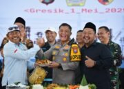 Apresiasi Kapolres dan Bupati kepada Buruh di Gresik, May Day 2025 Berlangsung Kondusif