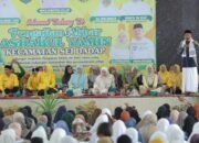 Pengajian Akbar Ashabul Yamin di Sei Dadap Dihadiri Ketua PKK Asahan