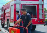 Dishub Badung Pasang Puluhan Water Barier Larang Truk Parkir Jalan Terminal Mengwi