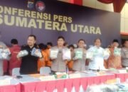 Wakapolda Sumatra Utara Pimpin Konferensi Pers Pengungkapan Kasus Narkoba di Polres Asahan