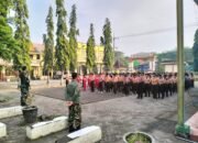 Koramil 0815/07 Jetis Tanamkan Nilai Disiplin dan Nasionalisme Siswa MTS Darul Ulum