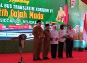 Gubernur Jawa Timur menghadiri Launching Operasional Trans Jatim Koridor 6 rute Mojokerto – Sidoarjo
