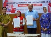 PMI Palembang Gandeng Perumda Tirta Musi Dorong Gerakan Donor Darah Massal