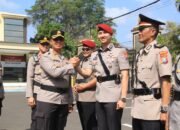 Kapolres Kediri Kota Pimpin Sertijab Kasatreskrim,Kapolsek Banyakan dan Kapolsek Grogol