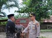 Kapolda Sumatra Utara Melalui Kapolres Asahan Menyerahkan Hewan Qurban kepada Yayasan Pondok Pesantren Manba’ul Hidayah