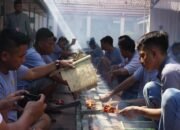 Kebahagiaan Warga Binaan Di Acara “Nyate Bareng Lapas Mojokerto” Hari Raya Idul Adha 1446 Hijriyah.