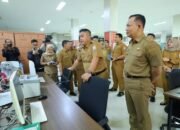 Sekda Palembang Aprizal Sidak Pasca Lebaran Idul Adha Melihat Kedisiplinan ASN