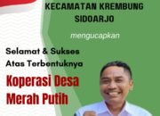 Keluarga Besar PKDI Kecamatan Krembung Sidoarjo Mengucapkan, Selamat & Sukses Atas Terbentuknya Koperasi Merah Putih