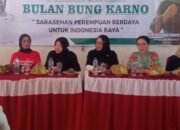 Sarasehan Bertajuk Perempuan Berdaya Untuk Indonesia Raya Bersama 3 Srikandi PDIP.