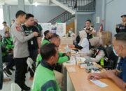 Hari Bhayangkara ke-79, Polresta Malang Kota Gelar Bhakti Kesehatan Gratis untuk Ratusan Driver Ojol