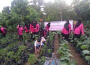 Wujud Dukungan P2L, Polsek Krembung dan Bhayangkari Turun Bareng ke Desa Lemujut