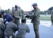 Puluhan P3K Jember Dikukuhkan Menjadi Keluarga Besar Sat Pol PP Pemkab Jember