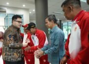 Lepas Kontingen ke Porprov IX Jatim, Mas Dhito : Kalau Dicurangi, Jangan Balas !