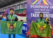 Menyala Kota Kediri di Porprov IX Jatim: Kota Kediri Raih Dua Medali Emas dari Cabor Taekwondo