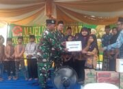 Koramil 0815/05 Gedeg Salurkan Santunan Sedekah Prajurit ke Yatim Center Umar Bin Khottob