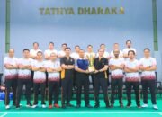 Kado Hari Bhayangkara ke-79, Polres Kediri Kota Sabet Juara l Turnamen Bulu Tangkis Kapolda Jatim Cup
