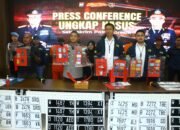 Lima Tersangka Pencurian Modus Ganjal ATM Tertangkap dan Diberi Tindakan Tegas Terukur oleh Polres Gresik