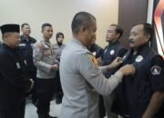 Jelang 1 Suro, Polres Mojokerto Kukuhkan Satgas PAM Sentot Prawirodirdjo