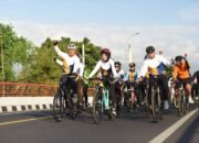 Peringati Hari Bhayangkara Ke-79, Mbak Wali Gowes Bareng Forkopimda