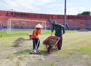 Pemkot Kediri dan Persik Kediri Kebut Perbaikan Stadion Brawijaya, Tahapan Pemerataan DiLakukan