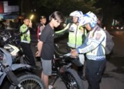 Jelang Pengesahan Warga Baru PSHT, Polres Lamongan Gelar Operasi Knalpot Brong Amankan 59 Kendaraan R2