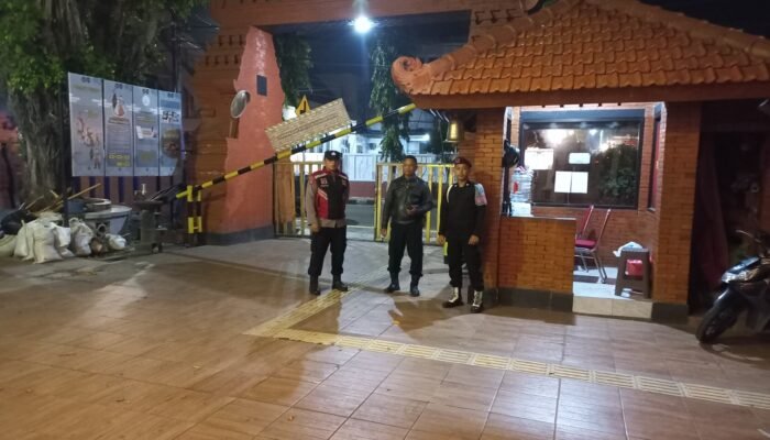 Sinergi Keamanan, Polsek Magersari Intensifkan Patroli di Lapas Kelas IIB Mojokerto