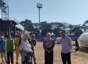 Stadion Brawijaya Berbenah, Mbak Walikota Kediri Tinjau Langsung Progres Pembangunan