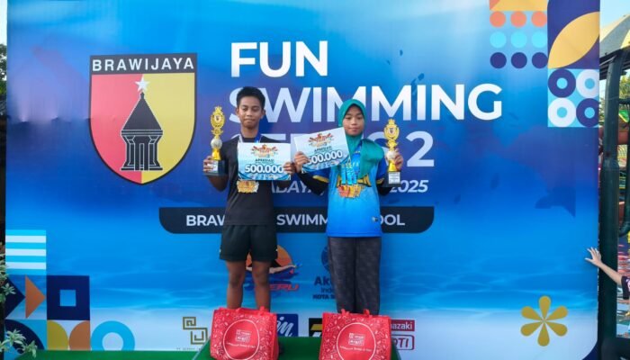 390 Atlet Muda Bersaing di Brawijaya Fun Swimming Series 2 Surabaya