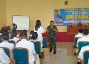 MPLS SMA TNH, Danramil Mojosari Ajak Siswa Hayati Nilai Kebangsaan