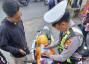 Satlantas Polresta Malang Kota Berikan Ratusan Teguran Edukatif di Hari Kedua Operasi