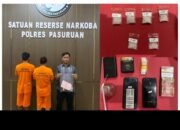 Ungkap Kasus Sabu, Polres Pasuruan Amankan Pasutri di Rembang dan Sita 4.5 Gram Barang Bukti