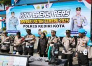 Operasi Patuh Semeru 2025 di Kediri Kota Usai, Satlantas Catat Pelanggaran Naik 132%, Tapi Angka Kecelakaan Justru Turun 31%