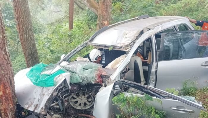 Rem Blong, Avanza Rombongan Asal Surabaya Terjun ke Jurang di Jalur Pacet-Cangar