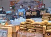 Gudang Kejahatan Dimusnahkan Kejaksaan Negeri Kota Malang: Sabu, Ekstasi, Uang Palsu, Hingga Rokok Ilegal