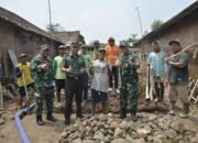 Dandim 0815/Mojokerto Tinjau Progres Renovasi Rumah Tinggal Layak Huni di Pacet dan Kutorejo