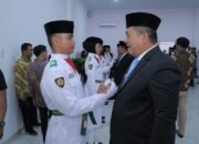 Bupati Asahan Kukuhkan Paskibraka HUT ke-80 RI