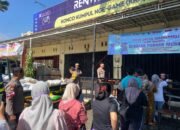 Polsek Pacet Gelar Gerakan Pangan Murah, 6 Ton Beras SPHP Ludes Diserbu Warga