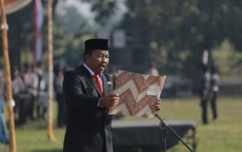 M. Agus Fauzan, Anggota DPRD Mojokerto, Kumandangkan Teks Proklamasi pada HUT RI ke-80
