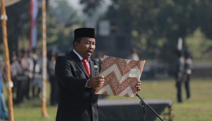 M. Agus Fauzan, Anggota DPRD Mojokerto, Kumandangkan Teks Proklamasi pada HUT RI ke-80